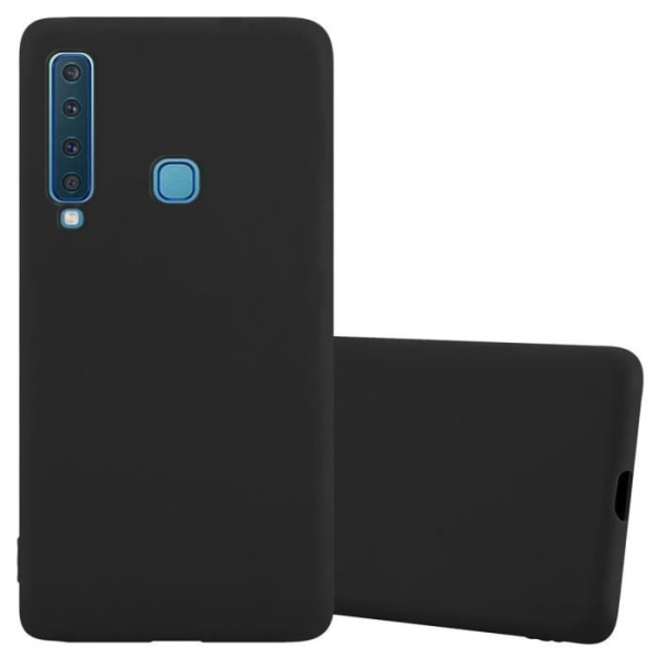 Fodral för Samsung Galaxy A9 2018 i CANDY BLACK Cadorabo Cover Protection Silikon TPU-fodral