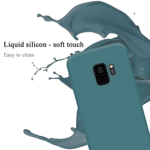 Coque - CADORABO - Samsung Galaxy S9 - Silikon TPU - Ljusgrön - Stötskydd Ljusgrön