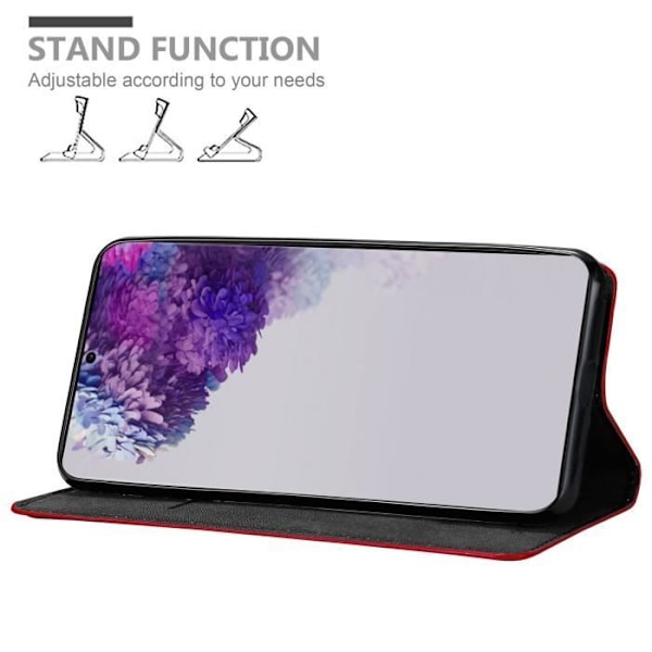 Coque - CADORABO - Samsung Galaxy S20 ULTRA - Röd av Äpple - Book Case - Silikon TPU Äppelrött