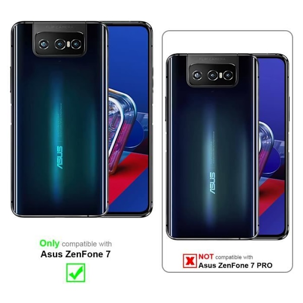 Cadorabo skyddsglas för Asus ZenFone 7 in - härdat skärmskydd (härdat)