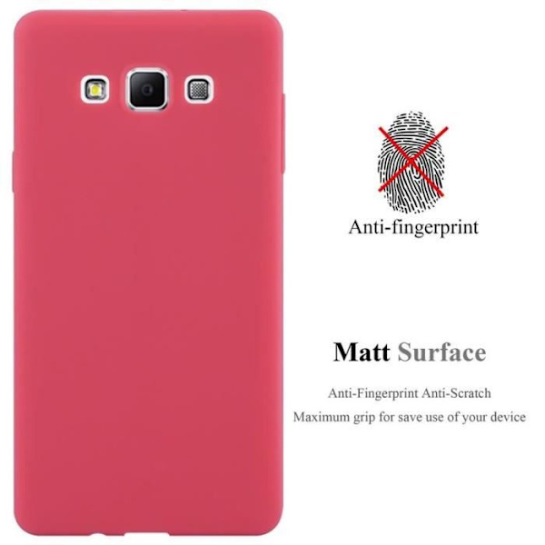 Cadorabo Fodral till Samsung Galaxy A7 2015 i CANDY RED