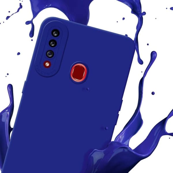 Skyddsfodral för Samsung Galaxy A20s i FLUID BLÅ Stötsäker Blå