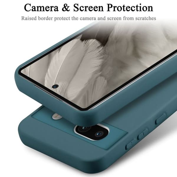 Skal för Google Pixel 7A Stötabsorberande i LIQUID GREEN Grön