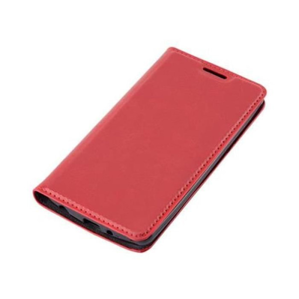 LG G3 MINI - G3 S Fodral i APPLE RED från Cadorabo (INVISIBLE MAGNETIC CLOSURE Design) Helt skyddsfodral med