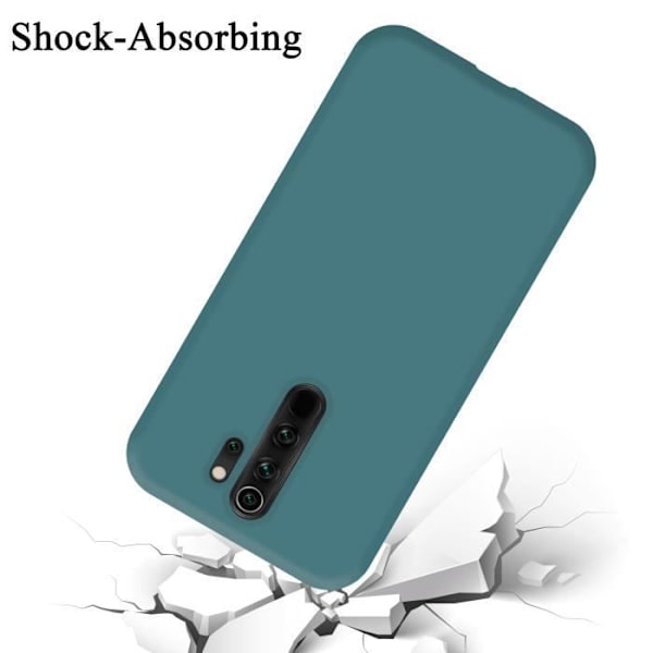 Coque - CADORABO - Xiaomi RedMi NOTE 8 PRO - Silikon TPU - Ljusgrön - Stötskydd Ljusgrön
