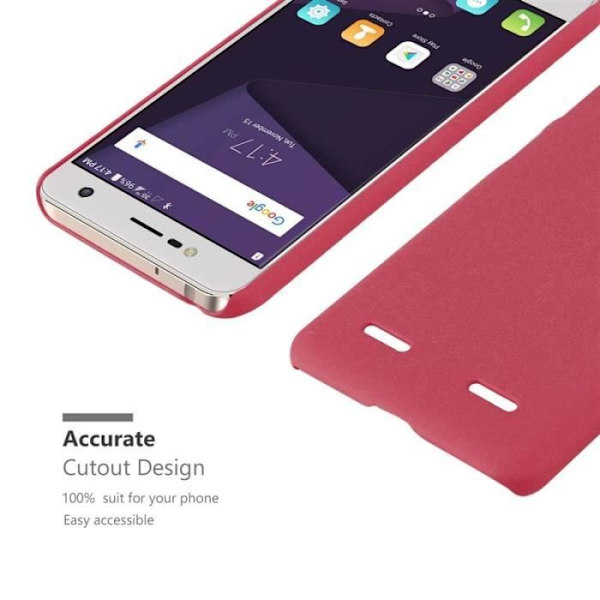 Coque - CADORABO - ZTE Blade V8 MINI - Röd - Hård skydd - Matt design Röd