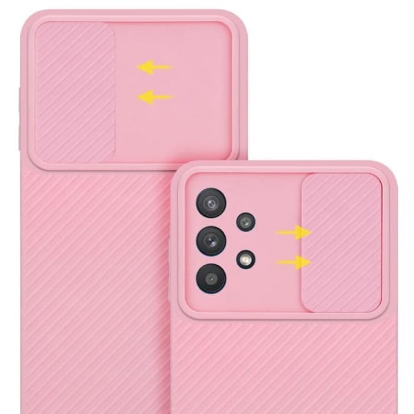 Hus till Samsung Galaxy A32 5G - CADORABO - Gottis Rosa - TPU-silikon - Kameraskydd Godisrosa