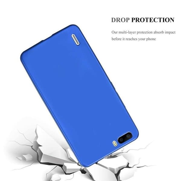 Skyddsfodral för Honor 6 PLUS Skyddsfodral i MATTE METALLBLÅ Design Blå