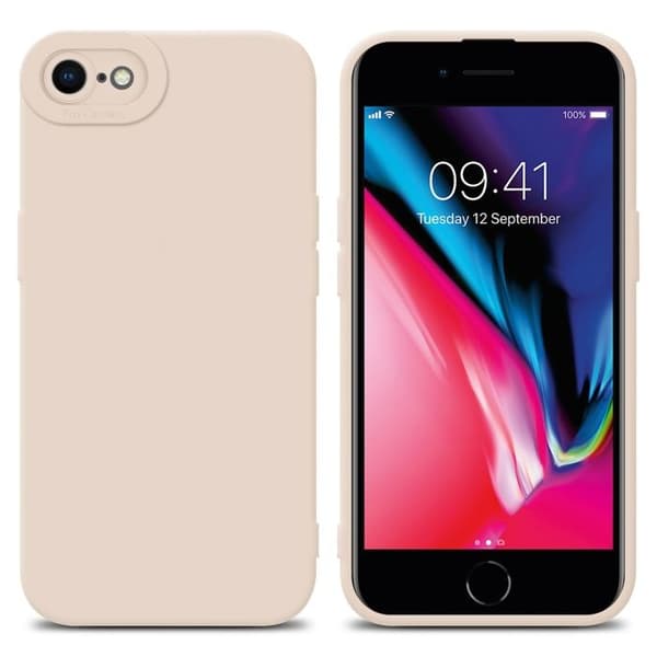 Skyddsfodral för iPhone 7 / 7S / 8 / SE 2020 i FLUID CRÈME Stötsäker Ros