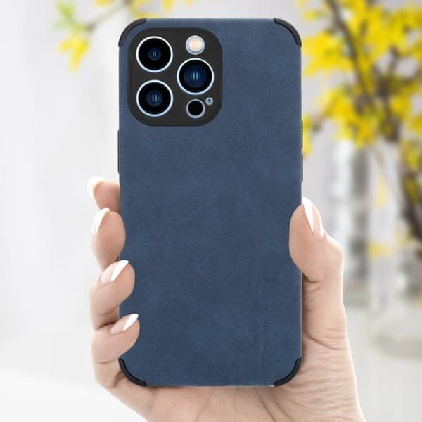 Skyddsfodral för iPhone 12 PRO MAX Saphirblå Blå