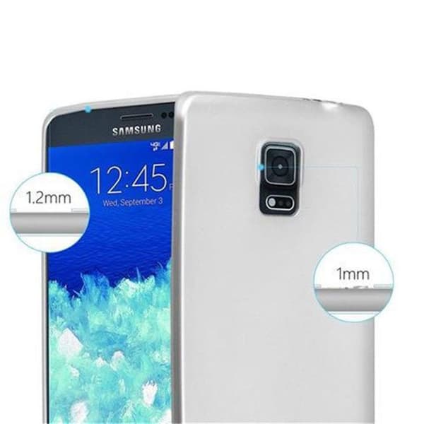 Skyddsfodral för Samsung Galaxy NOTE EDGE Skyddsfodral i MATTSILVER Metallic Design Grå