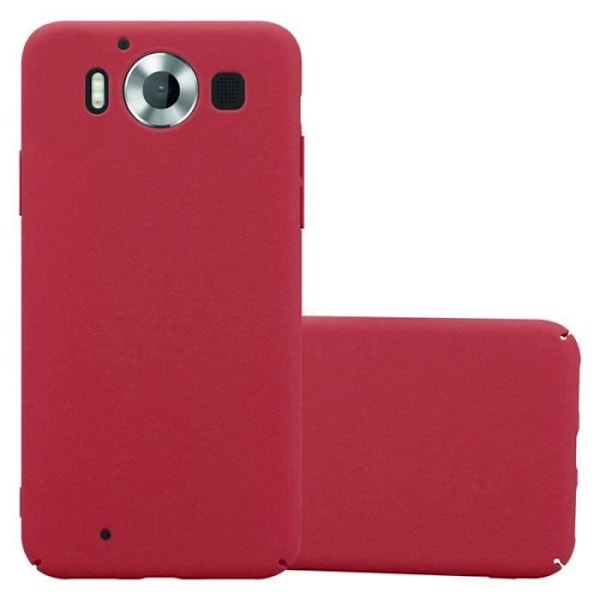 Coque - CADORABO - Nokia Lumia 950 - Hårt skydd - Matt design - Röd färg Röd