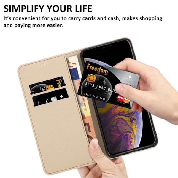 Fodral för Apple iPhone X / XS Fodral i grön tropisk skog nr 8 Fodral Skydd Magnetisk stängning Plånbok Wa