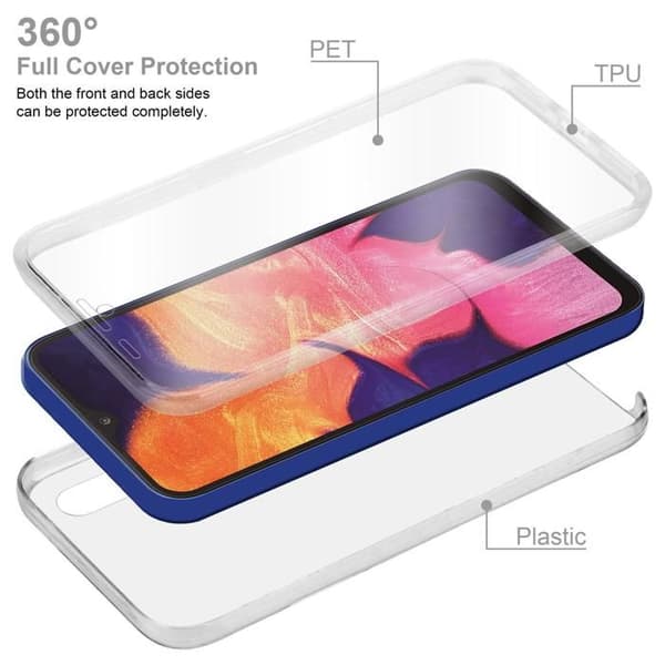 Transparent skydd för Samsung Galaxy A10 / M10 Vit