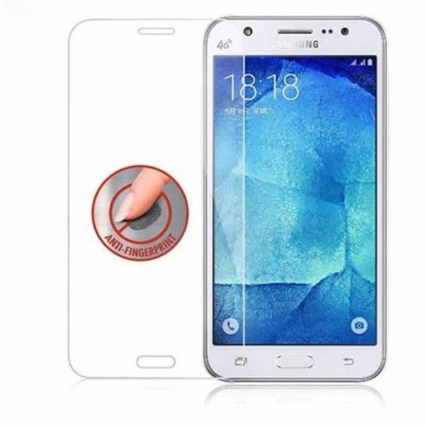 Cadorabo skärmskydd för Samsung Galaxy J5 (5) - 2015 modell 0,3 mm rundade hörn HÖG TRANSPARENS härdat glas Transparent