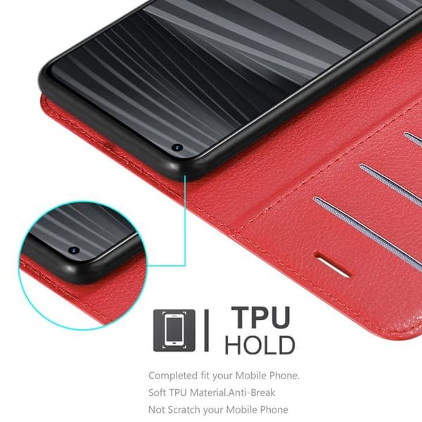 Etui för Realme GT 2 PRO i KIRSCHRÖD Röd