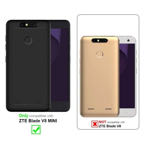 Fodral för ZTE Blade V8 MINI i KIRSCHRÖD Röd