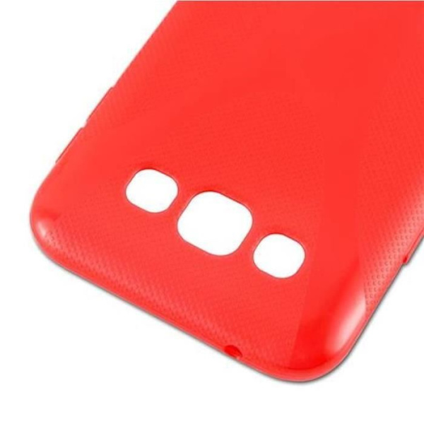 Samsung Galaxy E5 2015 Fodral i KÖRSBÄRSRÖD Cadorabo DESIGN