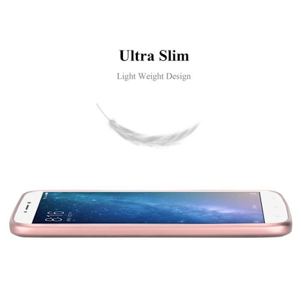Coque - CADORABO - Xiaomi Mi MAX 2 - METALLISK GULD - Silikon TPU - Lätt skydd METALLISK ROSEGULD