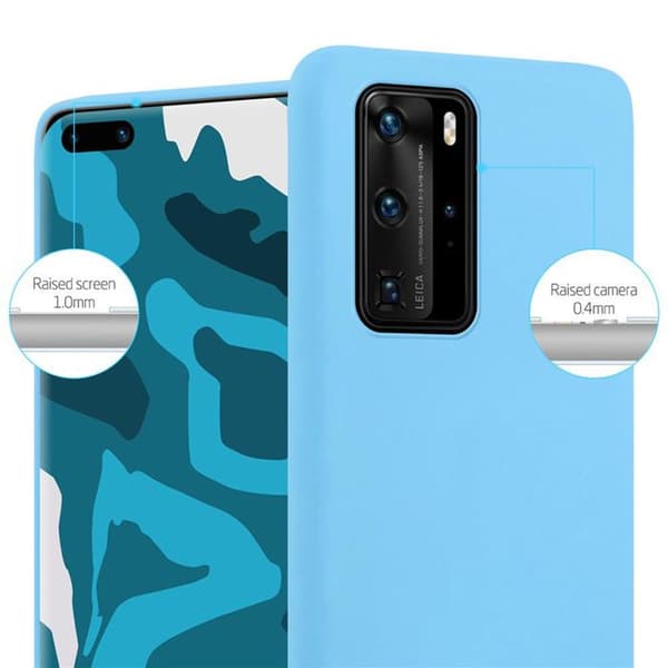 Skyddsfodral för Huawei P40 PRO / P40 PRO+ CANDY BLÅ Stötsäker Silikon Blå