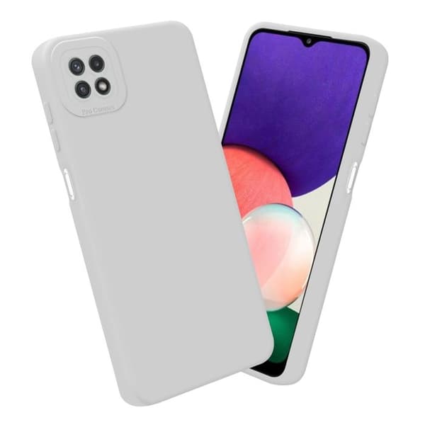 Skyddsfodral för Samsung Galaxy A22 5G i FLUID VIT Stötsäker Vit