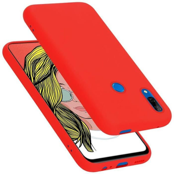 Coque - CADORABO - Honor 10 LITE / Huawei P SMART 2019 - Silikon TPU - Röd - Stötsäker skydd Röd
