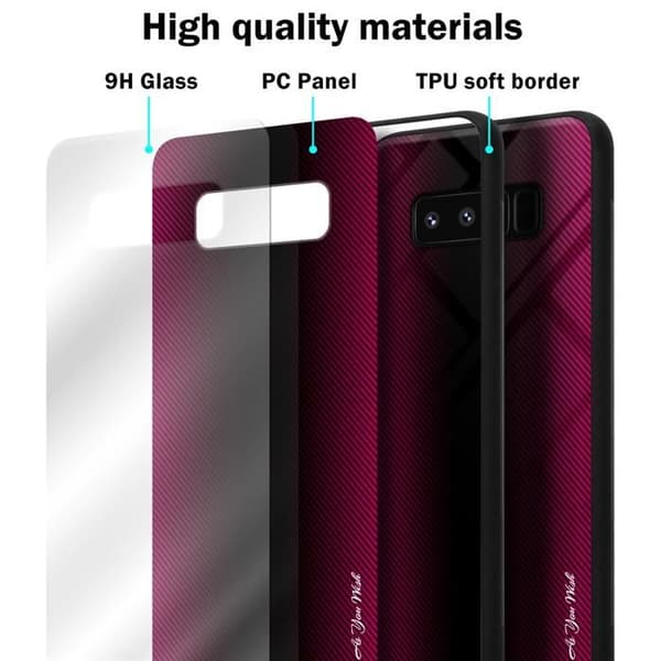 Skyddsfodral för Samsung Galaxy NOTE 8 CRAMIN ROSA Stötabsorberande Ros