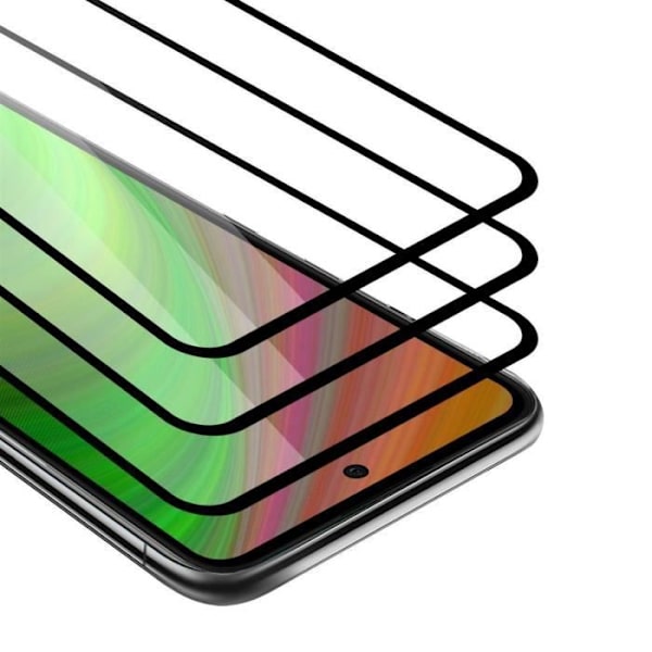 Cadorabo 3x helskärmsskydd för Samsung Galaxy A72 5G skärmskydd i härdat glas Transparent