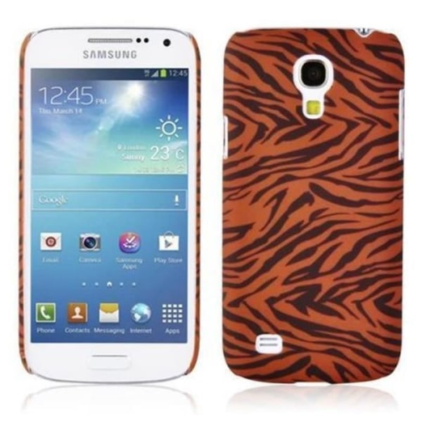 Cadorabo - Hårt skal > Samsung Galaxy S4 MINI < (I9195) – Fodral Cover Bumper Design: BRUN TIGER