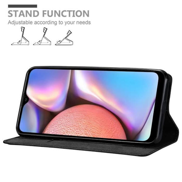 Cadorabo-fodral för Samsung Galaxy A10s / M01s i NIGHT BLACK Skyddsfodral med magnetstängning