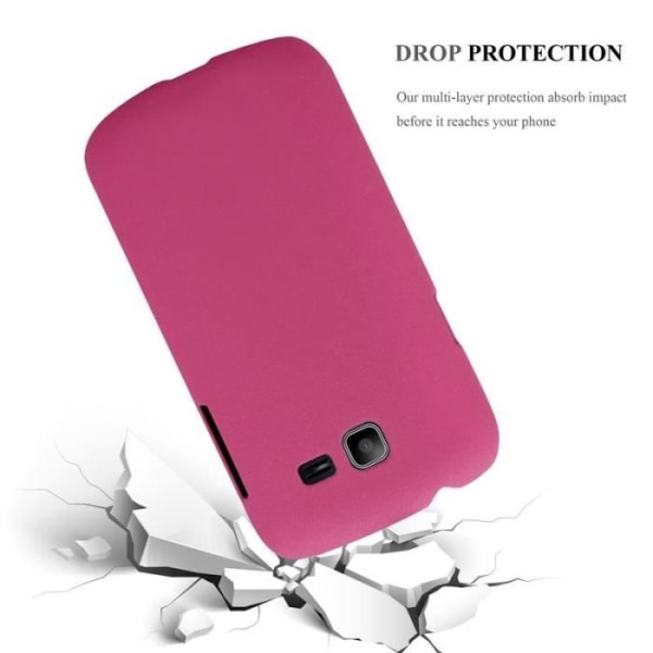 Cadorabo Fodral till Samsung Galaxy TREND LITE i FROSTY HOT PINK