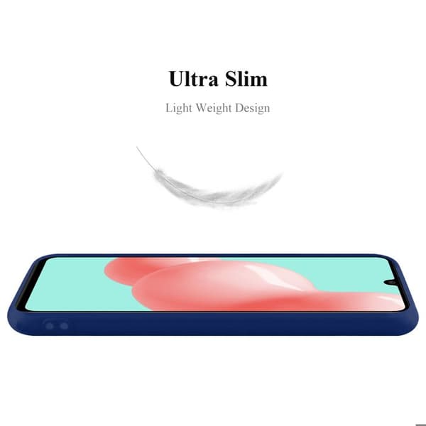 Skyddsfodral för Samsung Galaxy A41 CANDY MÖRKBLOMMA Stötskydd Silikon Blå