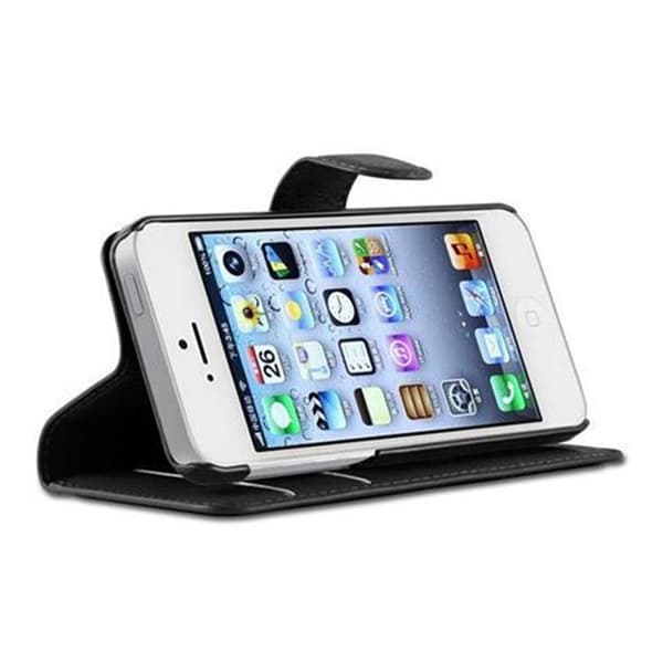 Etui för iPhone 5 / 5S / SE 2016 i JETSVART Svart