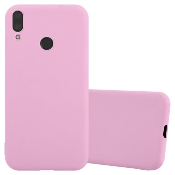 Fodral till Huawei Y7 2019 / Y7 PRIME 2019 i CANDY BRIGHT PINK Cadorabo Cover Protection Silikon TPU-fodral