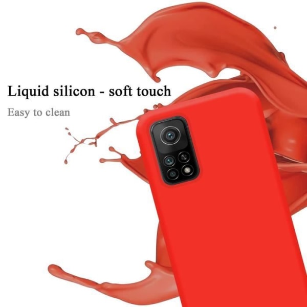 Fodral till Xiaomi Mi 10T / Mi 10T PRO i LIQUID Red Cadorabo Cover Silikon TPU