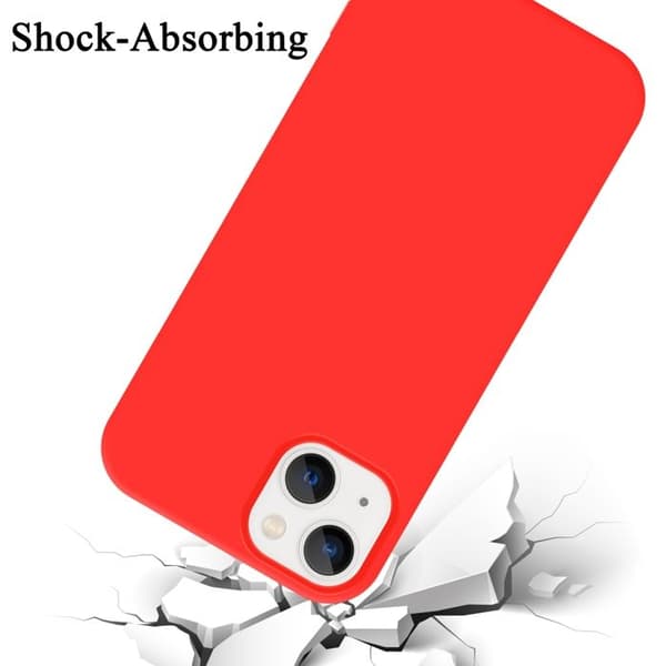 Skal för iPhone 14 Stötabsorberande i LIQUID RED Röd