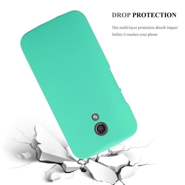 Coque - CADORABO - MOTO Z2 - Hård Skydd - Matt Design - Grön Färg Grön