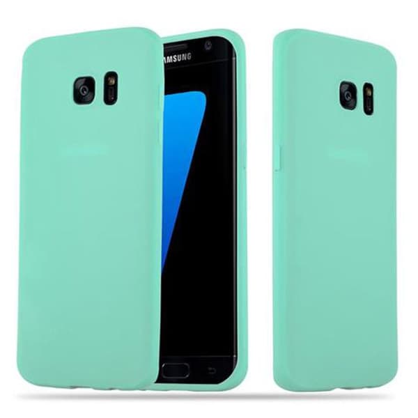 Skyddsfodral för Samsung Galaxy S7 EDGE CANDY BLÅ Stötabsorberande Silikon Blå
