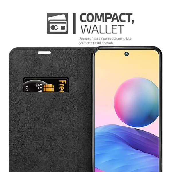 Fodral för Xiaomi RedMi NOTE 10 5G / POCO M3 PRO 5G i KAFÉBRUN brun