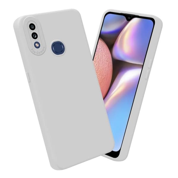 Skyddsfodral för Samsung Galaxy A10s / M01s i FLUID VIT Stötsäker Vit