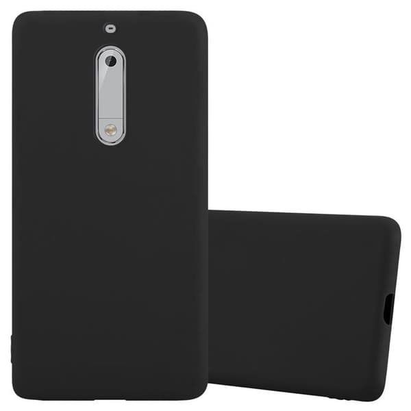 Skyddsfodral för Nokia 5 2017 CANDY SVART Stötsäker Silikon Svart