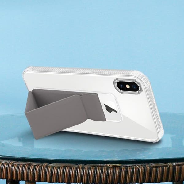 iPhone XS MAX GRÅ skal med stöd och ställfunktion Grå