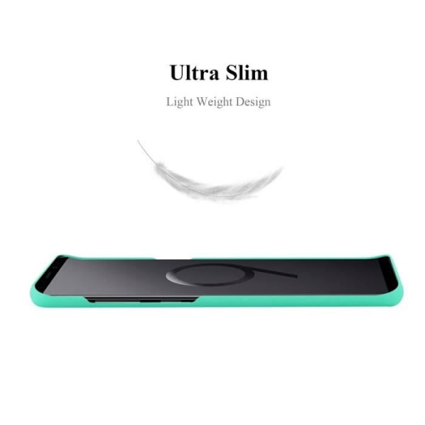 Coque - CADORABO - Samsung Galaxy S9 PLUS - Hårt skydd - Matt design - Grön färg Grön