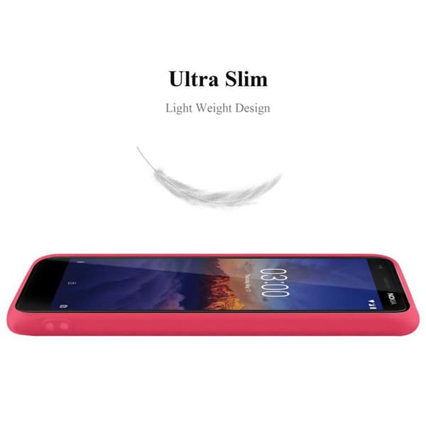 Skyddsskal för Nokia 3.1 CANDY RÖD Stötsäker Silikon Röd