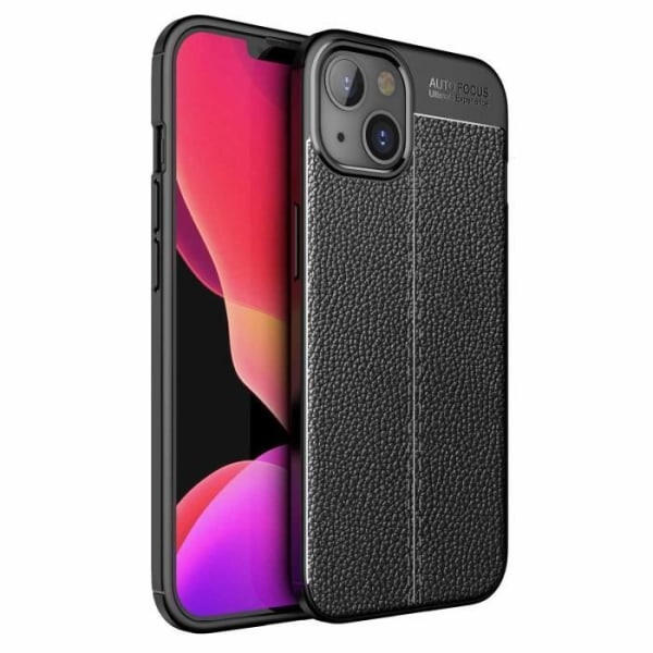 iPhone 13-fodral - CADORABO - Djup svart - TPU-silikon - Syntetiskt läder - Elegant skydd Djup svart