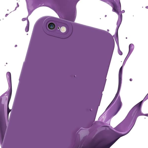 Skyddsfodral för iPhone 6 PLUS / 6S PLUS i MATTA FLUID VIOLETT Stötsäker Violett