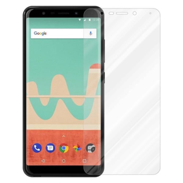 Härdat glas för WIKO VIEW GO TRANSP, skyddsfilm WIKO VIEW GO skärmfilm WIKO VIEW GO härdad display Transparent