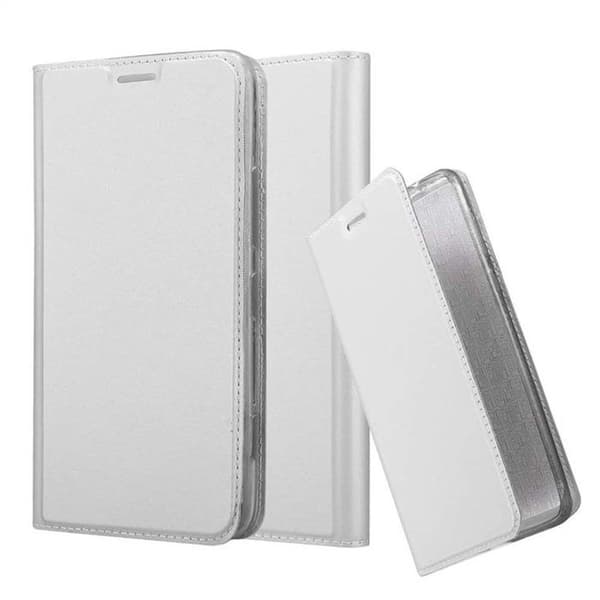 Flip-fodral för Nokia Lumia 1320 Plånbok i KLASSISK SILVER Stötsäker Grå