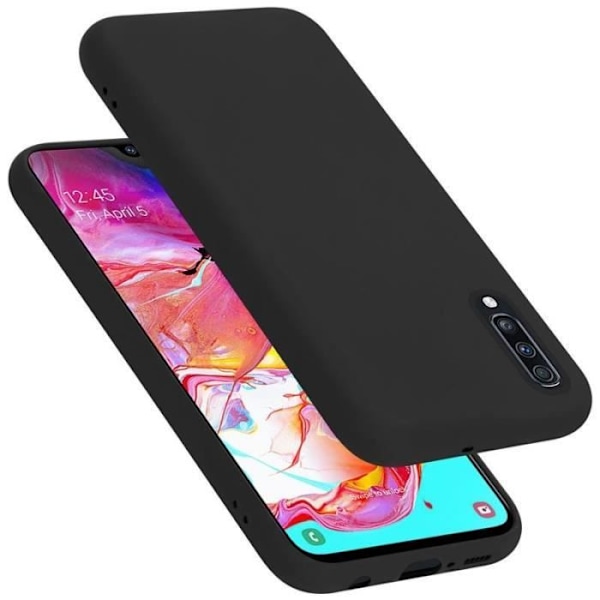 Cadorabo skal för Samsung Galaxy A70/A70S - i Svart - Flexibelt TPU-silikon Svart