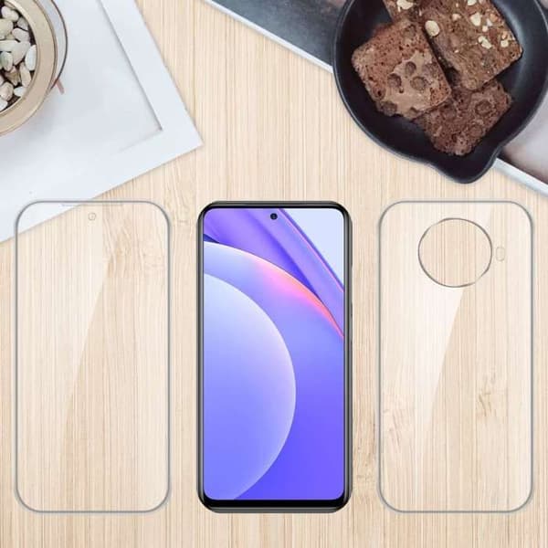 Transparent skydd för Xiaomi Mi 10T LITE, helskydd Vit